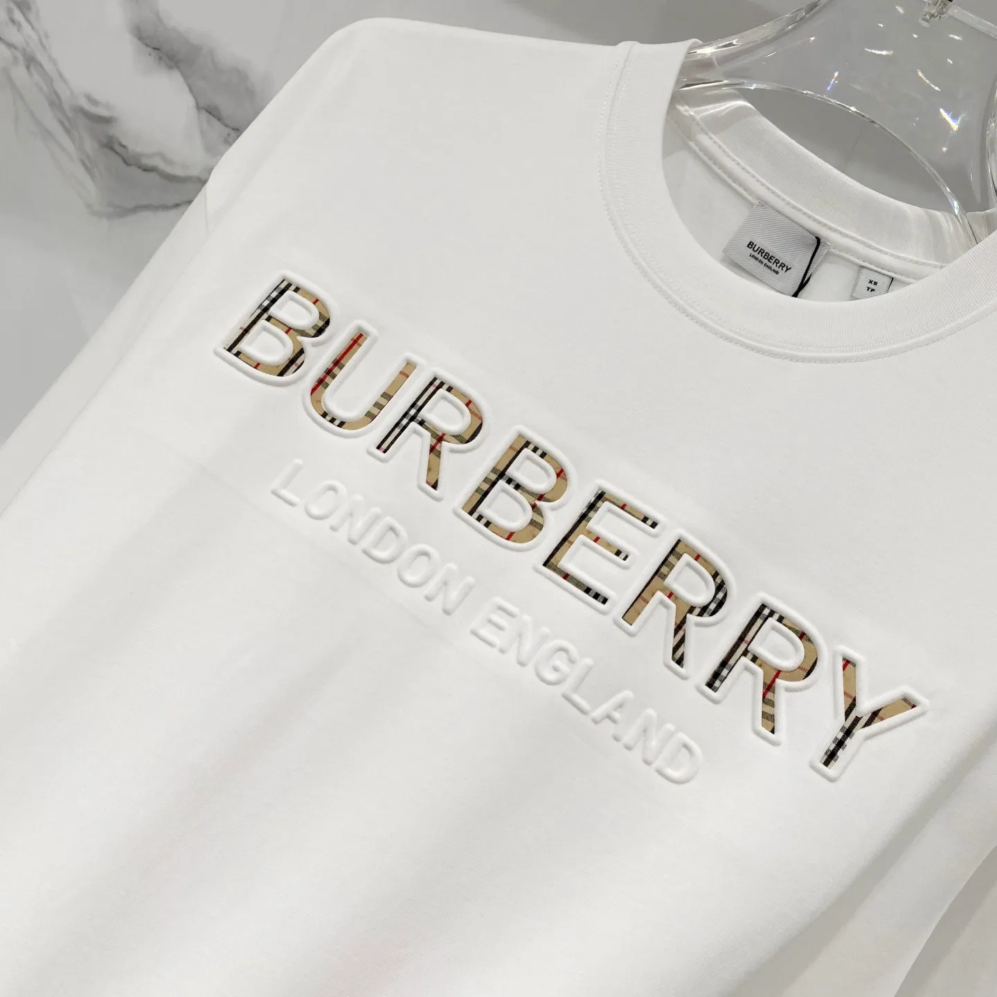 BURBERRY/ - 260 T LOGO Quality 100 ％ Versatile Size:XS-L :Black.White.Gray